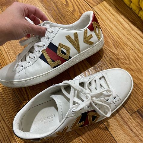 gucci loved sneakers price|Gucci sneakers for cheap authentic.